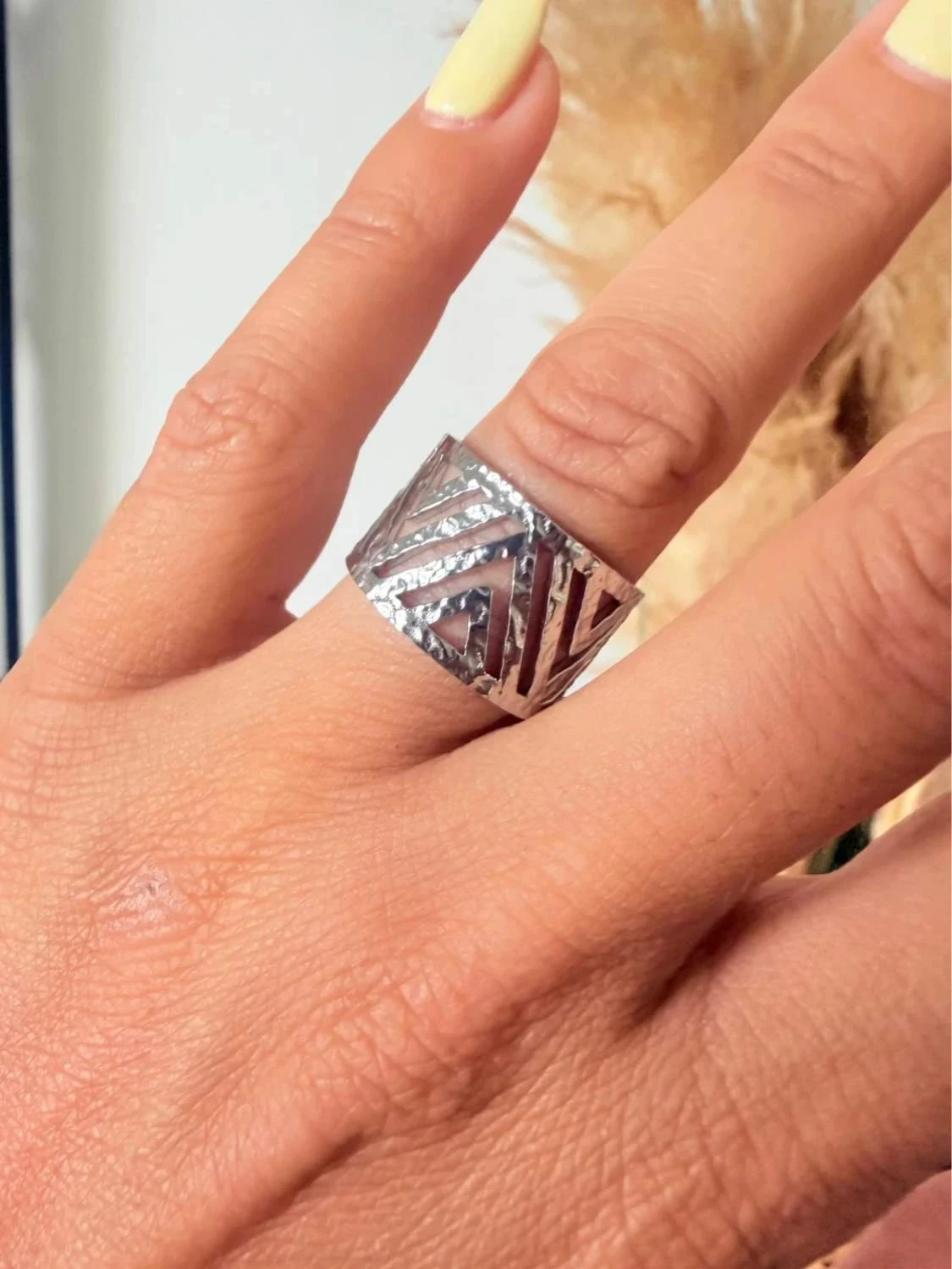 Bague geométrica – photo 2